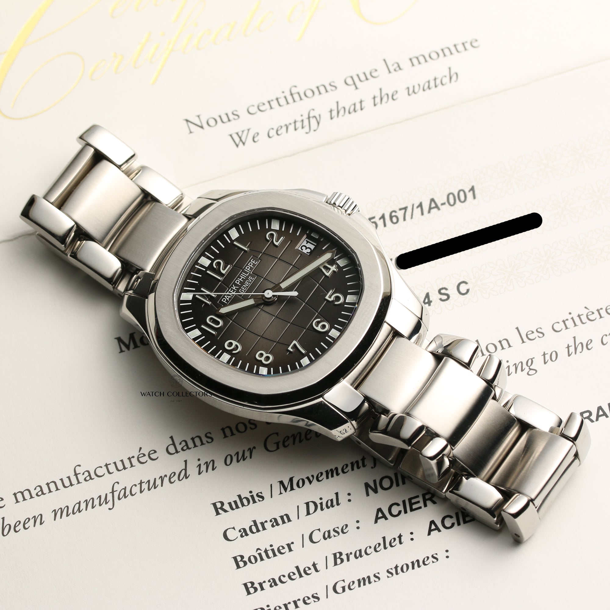 Patek Philippe Aquanaut 5167 Stainless Steel Second Hand Watch Collectors 10