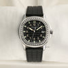 Patek Philippe Aquanaut Stainless Steel 5067 Diamond Bezel Second Hand Watch Collectors 1