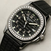 Patek Philippe Aquanaut Stainless Steel 5067 Diamond Bezel Second Hand Watch Collectors 4