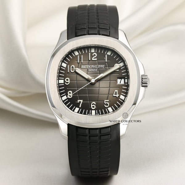 Patek Philippe Aquanaut Stainless Steel Second Hand Watch Collectors 1