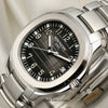 Patek Philippe Aquanaut Stainless Steel Second Hand Watch Collectors 4