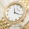 Patek Philippe Calatrava 18K Yellow Gold Diamond Bezel Second Hand Watch Collectors 4