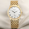Patek Philippe Calatrava 3919 20 18K Yellow Gold Second Hand Watch Collectors 1