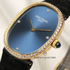 Patek Philippe Ellipse 18K Yellow Gold Diamond Bezel Dial Second Hand Watch Collectors 4