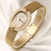 Patek Philippe Ellipse 18K Yellow Gold Diamond Bezel Second Hand Watch Collectors 3