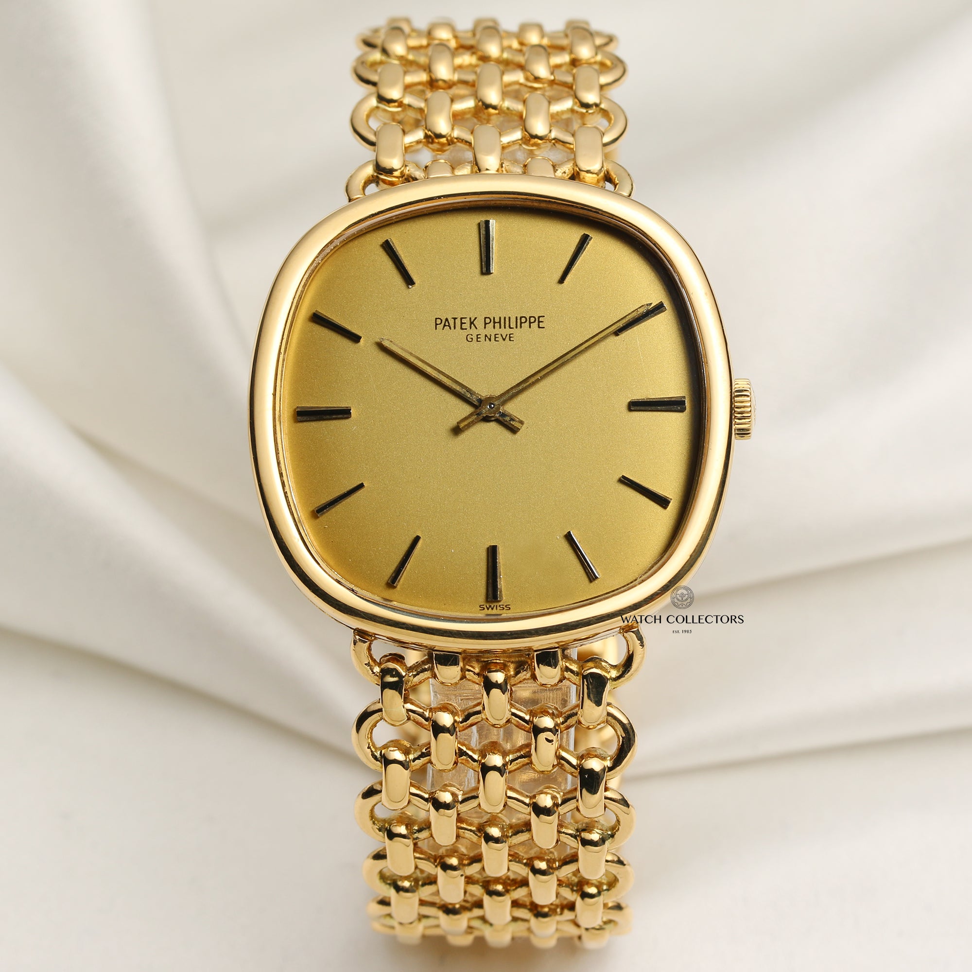 Patek Philippe Ellipse 18K Yellow Gold Second Hand Watch Collectors 1