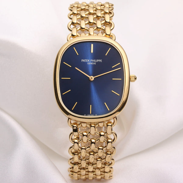 Patek Philippe Ellipse 3738 006 18K Yellow Gold Second Hand Watch Collectors 1