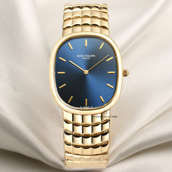 Patek Philippe Ellipse 3738 115 18K Yellow Gold Second Hand Watch Collectors 1
