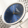 Patek Philippe Ellipse 4225 001 18K White Gold Blue Dial Second Hand Watch Collectors 4