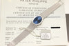 Patek Philippe Ellipse 4225 001 18K White Gold Blue Dial Second Hand Watch Collectors 7