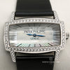 Patek Philippe Gemma 18K White Gold MOP Diamond Bezel Second Hand Watch Collectors 2