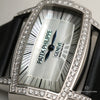 Patek Philippe Gemma 18K White Gold MOP Diamond Bezel Second Hand Watch Collectors 5