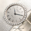 Patek Philippe Lady 18K White Gold Diamond Bezel Second Hand Watch Collectors 4