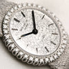 Patek Philippe Lady 18K White Gold Diamond Bezel Second Hand Watch Collectors 6