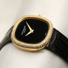 Patek Philippe Lady 18K Yellow Gold Diamond Bezel Onyx Second Hand Watch Collectors 5
