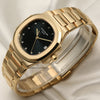 Patek Philippe Nautilus 18K Yellow Gold Second Hand Watch Collectors 3