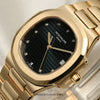 Patek Philippe Nautilus 18K Yellow Gold Second Hand Watch Collectors 4