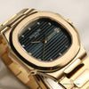 Patek Philippe Nautilus 18K Yellow Gold Second Hand Watch Collectors 5