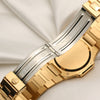 Patek Philippe Nautilus 18K Yellow Gold Second Hand Watch Collectors 9