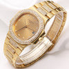 Patek Philippe Nautilus 3800 005 Diamond 18K Yellow Gold Second Hand Watch Collectors 3