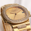 Patek Philippe Nautilus 3800 005 Diamond 18K Yellow Gold Second Hand Watch Collectors 5