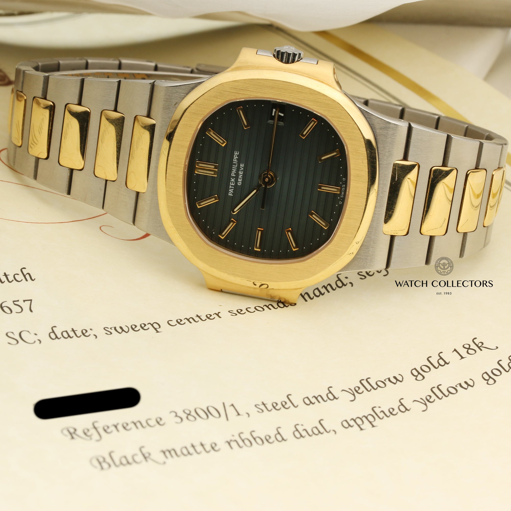 Patek philippe discount nautilus second hand