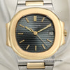 Patek Philippe Nautilus 3800 Steel & Gold Second Hand Watch Collectors 2