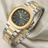 Patek Philippe Nautilus 3800 Steel & Gold Second Hand Watch Collectors 3