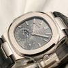 Patek Philippe Nautilus 5712G 18K White Gold Second Hand Watch Collectors 4