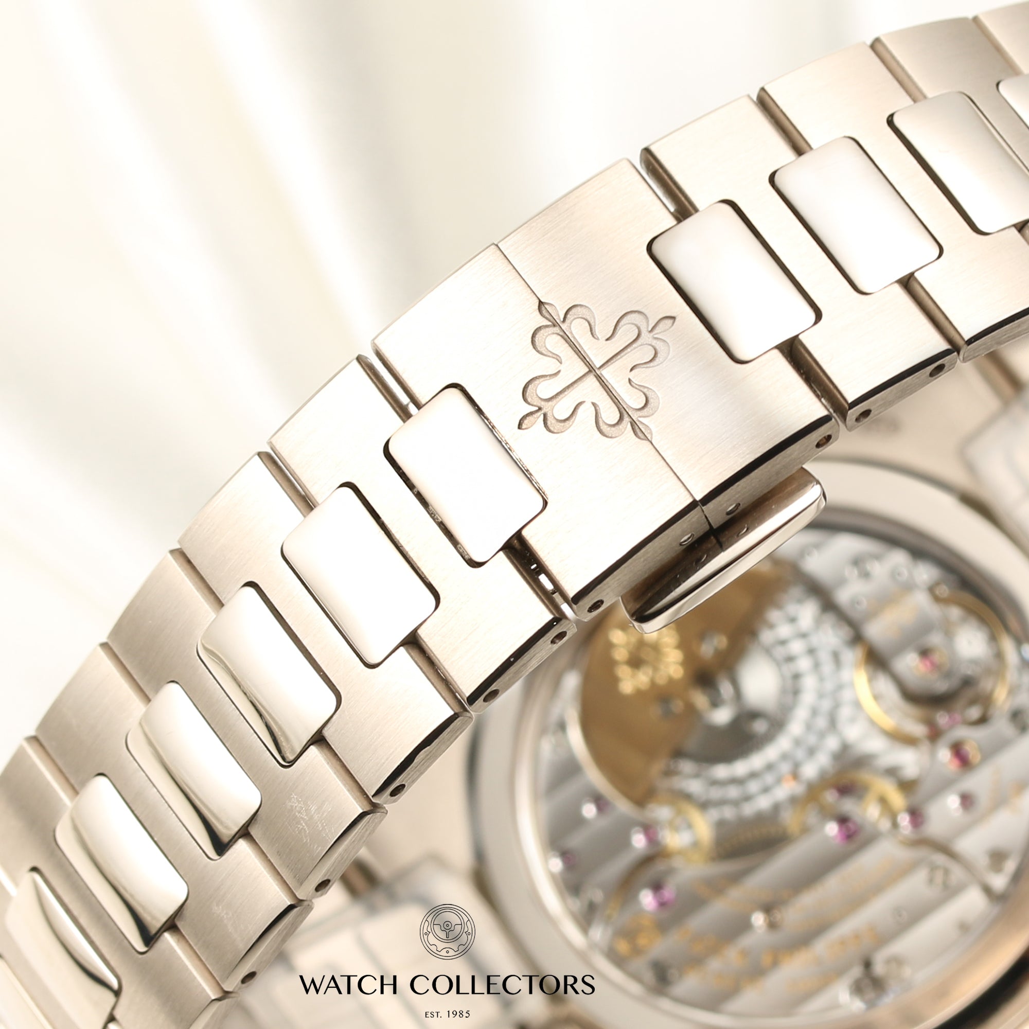 Patek Philippe Nautilus 5740 1G-001 Perpetual Calendar 18K White Gold Second Hand Watch Collectors 10