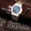 Patek Philippe Nautilus 5740 1G-001 Perpetual Calendar 18K White Gold Second Hand Watch Collectors 1