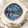 Patek Philippe Nautilus 5740 1G-001 Perpetual Calendar 18K White Gold Second Hand Watch Collectors 5