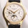 Patek Philippe Perpetual Calendar 3940J 18K Yellow Gold Second Hand Watch Collectors 2