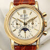 Patek Philippe Perpetual Calendar 3971 18K Yellow Gold Second Hand Watch Collectors 2