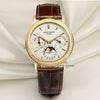 Patek Philippe Perpetual Calendar 5039 18K Yellow Gold Second Hand Watch Collectors 1