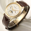 Patek Philippe Perpetual Calendar 5039 18K Yellow Gold Second Hand Watch Collectors 3