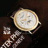 Patek Philippe Perpetual Calendar 5039 18K Yellow Gold Second Hand Watch Collectors 5