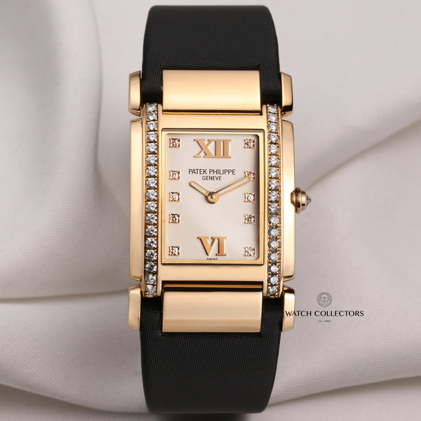 Patek-Philippe-Twenty-4-18K-Rose-Gold-Diamond-Second-Hand-Watch-Collectors-1