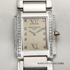 Patek Philippe Twenty-4 18K White Gold Princess Cut Diamond Second Hand Watch Collectors 2