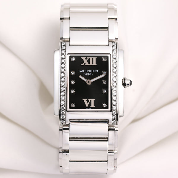 Patek Philippe Twenty-4 Black Diamond Second Hand Watch Collectors 1