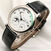 Patek Philippe White Gold Moonphase Calendar Ref 5054G-001 18K White Gold Second Hand Watch Collectors 3