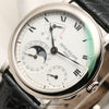 Patek Philippe White Gold Moonphase Calendar Ref 5054G-001 18K White Gold Second Hand Watch Collectors 4