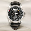 Patek Philippe World Time 18K White Gold Second Hand Watch Collectors 1