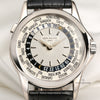 Patek Philippe World Time 18K White Gold Second Hand Watch Collectors 2