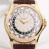 Patek Philippe World Time 5110J 18k Yellow Gold Second Hand Watch Collectors 2