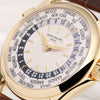Patek Philippe World Time 5110J 18k Yellow Gold Second Hand Watch Collectors 4