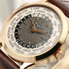 Patek Philippe World Time 5230R-001 18K Rose Gold Second Hand Watch Collectors 4
