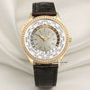 Patek Philippe World Time 7130R-001 18K Rose Gold Diamond Bezel Seond Hand Watch Collectors 1