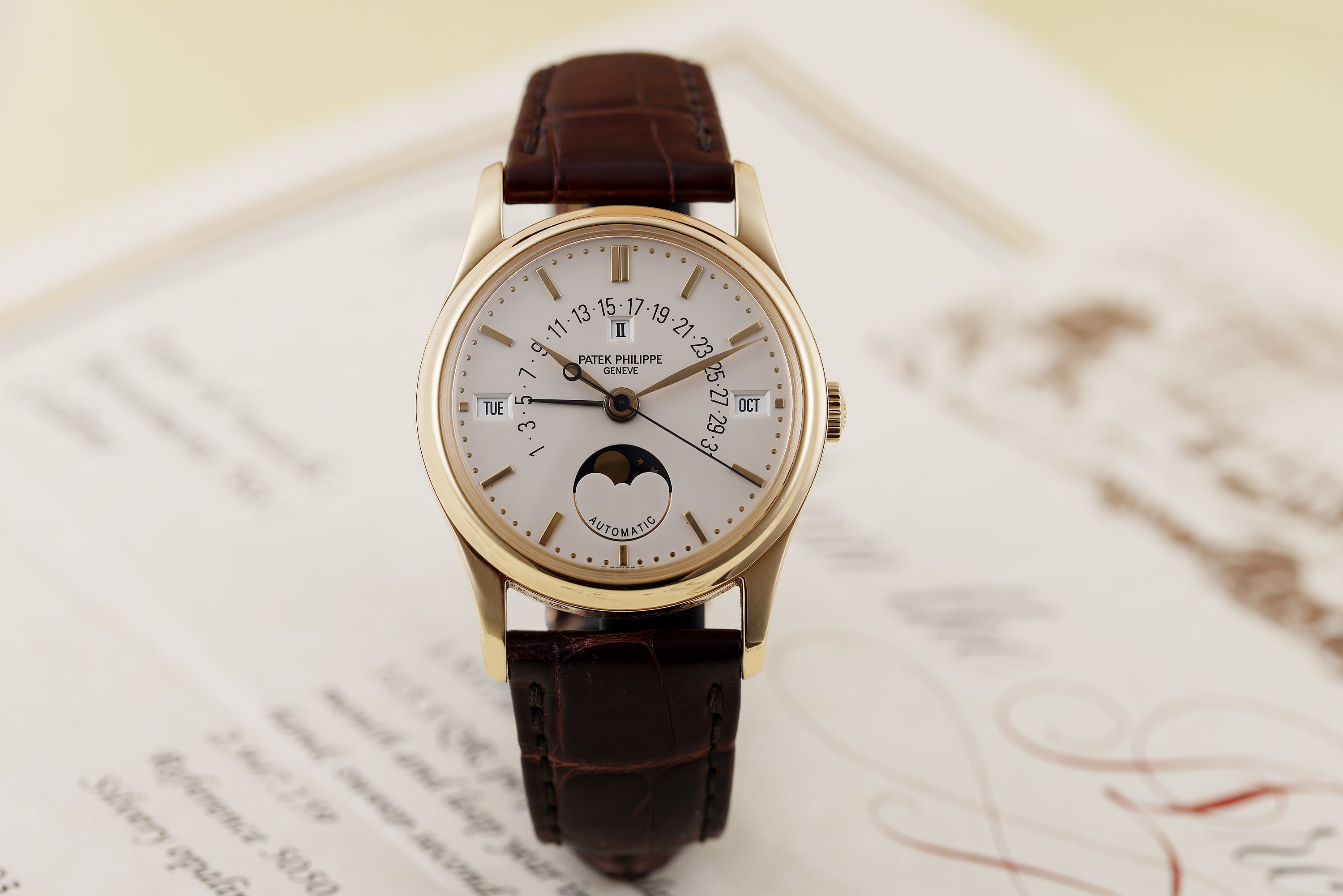 Patek Philippe | REF. 5050 | Perpetual Calendar Moonphase | 18k Yellow Gold