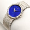 Piaget 18K White Gold Diamond Bezel Lapis Lazuli Dial Second Hand Watch Collectors 3